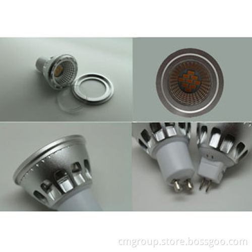 Dimmable 5W GU5.3 LED Spotlight, LG Chip, 470-510lm, >90Ra, 60 Degree Beam Angle